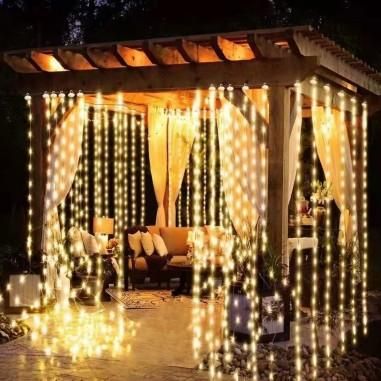 Perdea Crăciun Gimihome 352 LED-uri