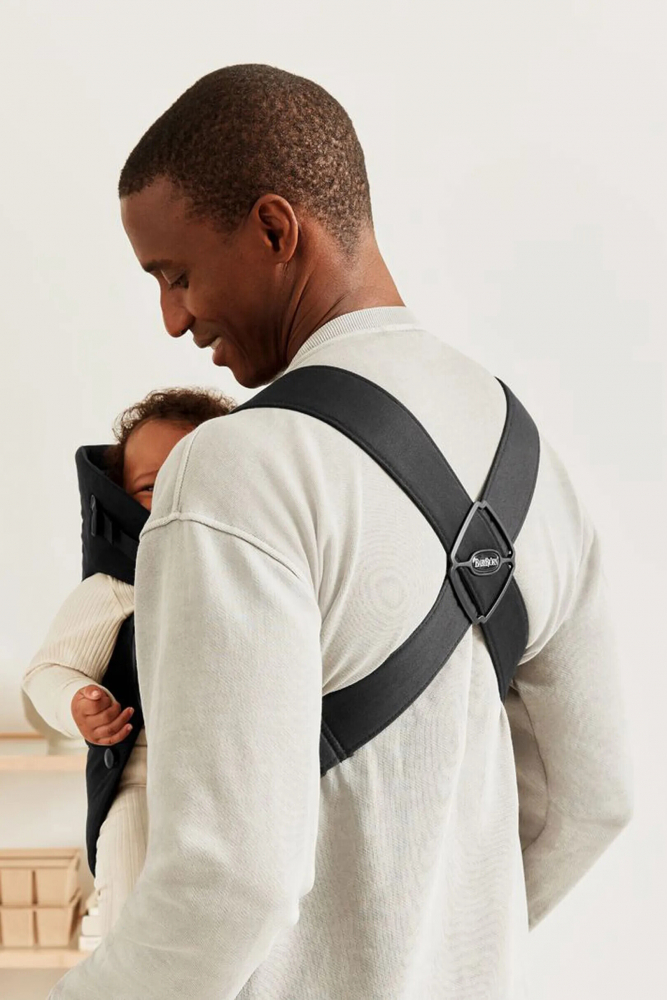 Marsupiu BabyBjorn Mini Black, Anatomic - imagine 7