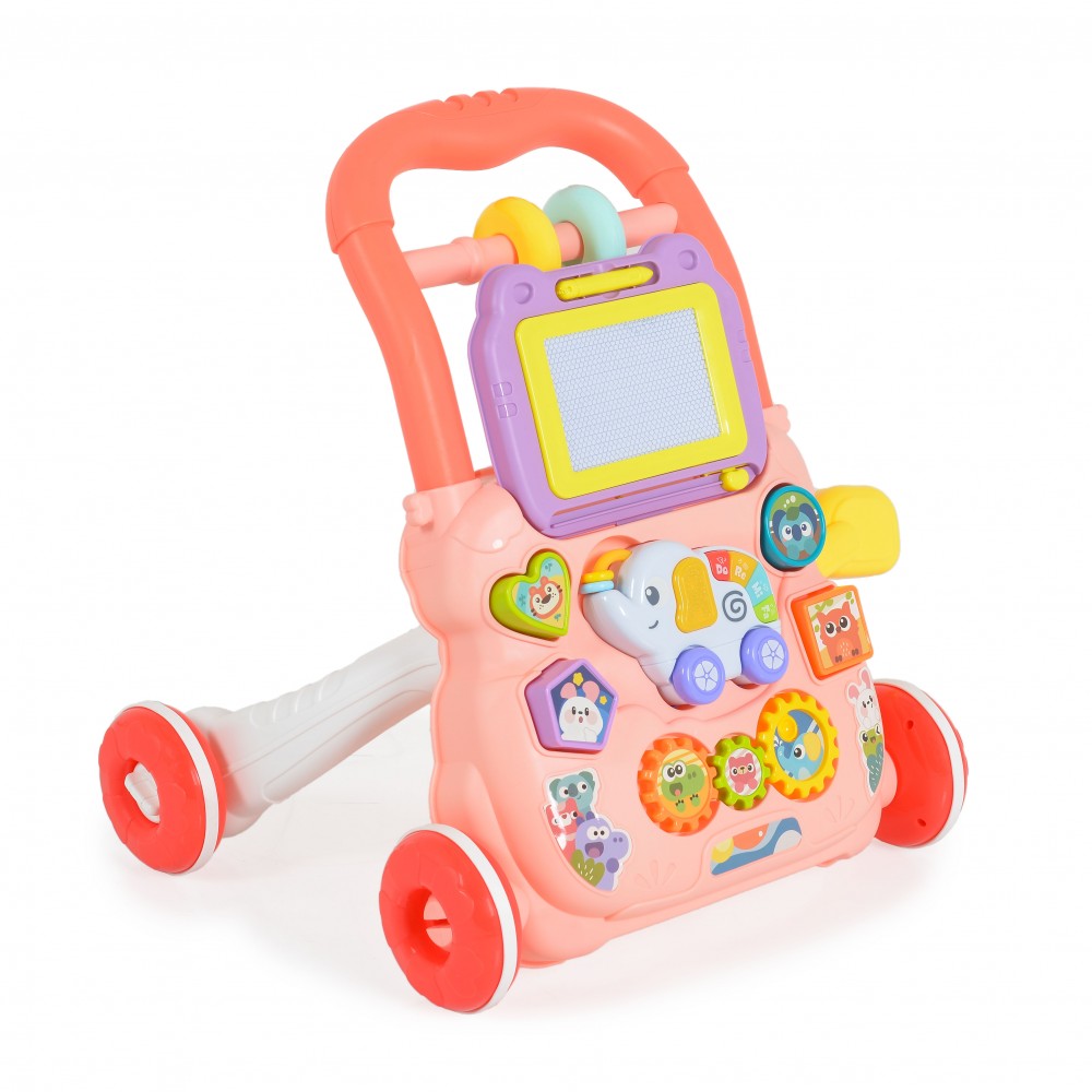 Antepremergator Moni Elephant Pink, Activitati Si Siguranta - imagine 3