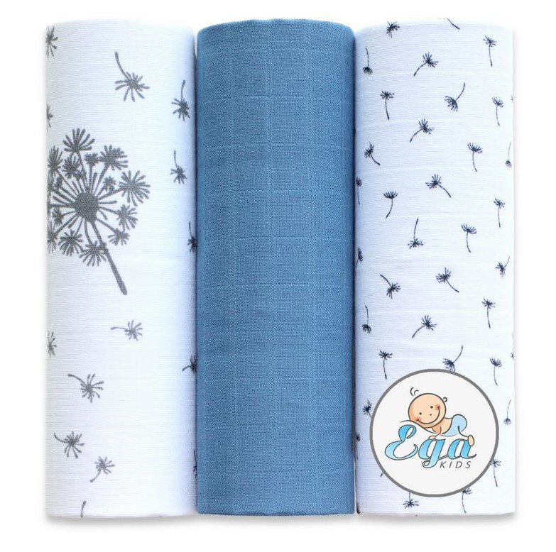 Set 3 Scutece Egakids Bumbac 60x80cm - imagine 4