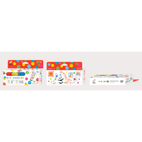 Set 5 Carioci Dot Markers Haku Yoka Lavabile - imagine 4