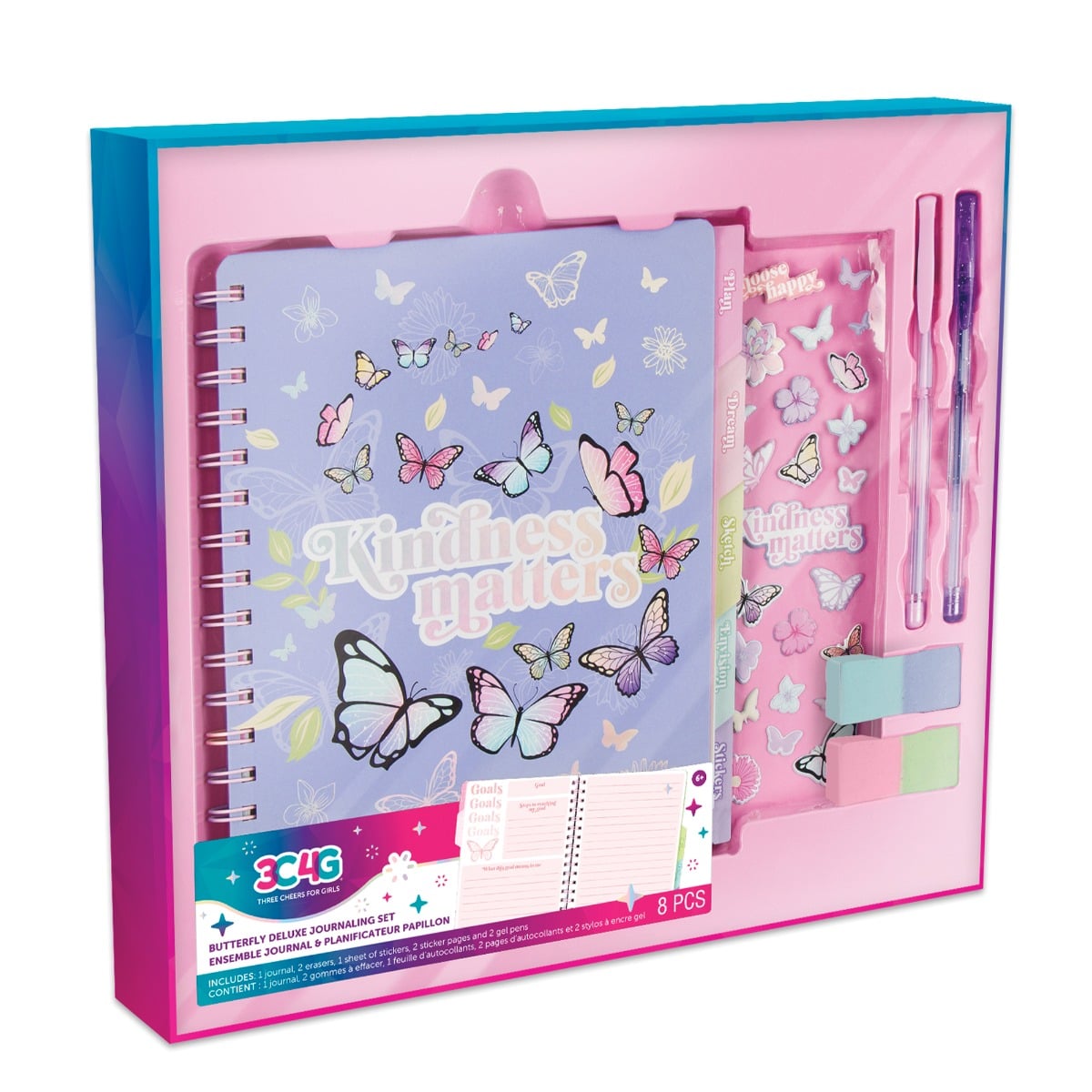 Set Jurnal 3C4G Butterfly Deluxe cu Pixuri
