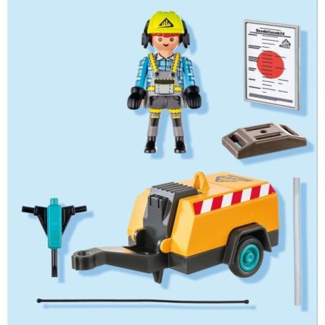 Playmobil Muncitor la Demolii | Jucărie Acțiune - imagine 6