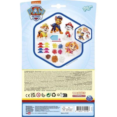 Set Diamond Painting Paw Patrol Totum - imagine 3