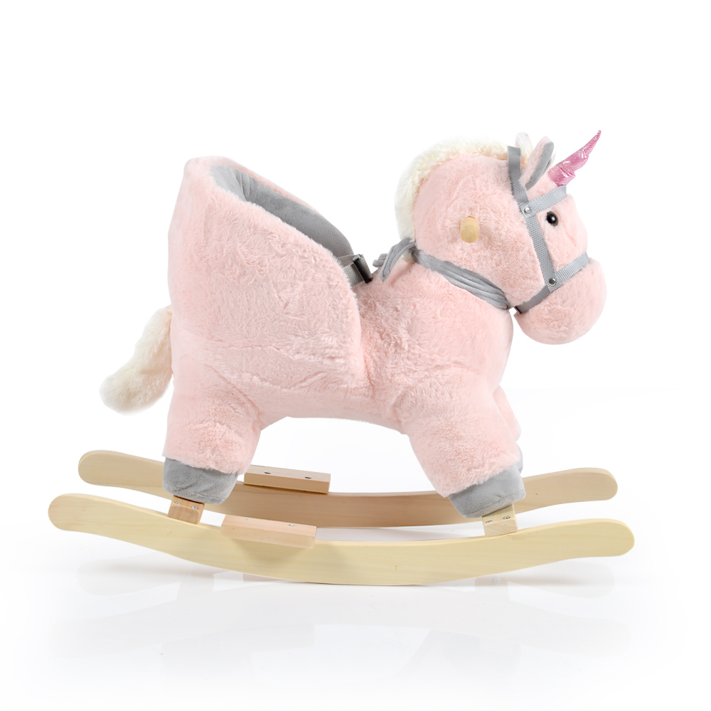 Balansoar Moni Unicorn Cookie cu Sunete, Plus - imagine 3
