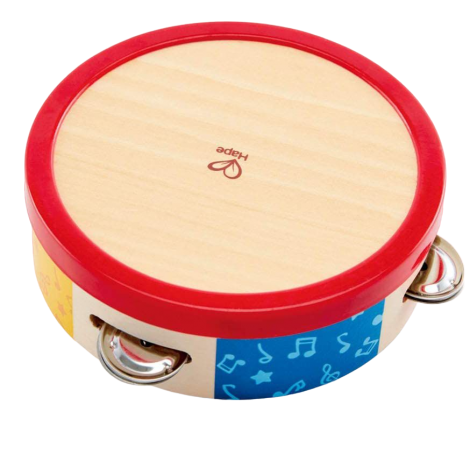 Tamburina Hape Lemn | Instrument Muzical Bebe