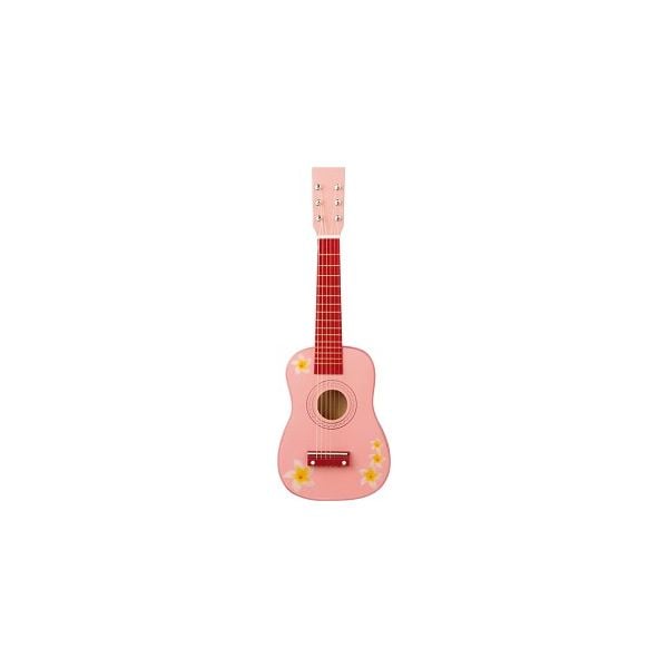 Chitară Roz cu Flori New Classic Toys | Lemn