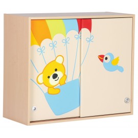 Dulap Ursuletul Moje Bambino, MDF, Usi Glisante