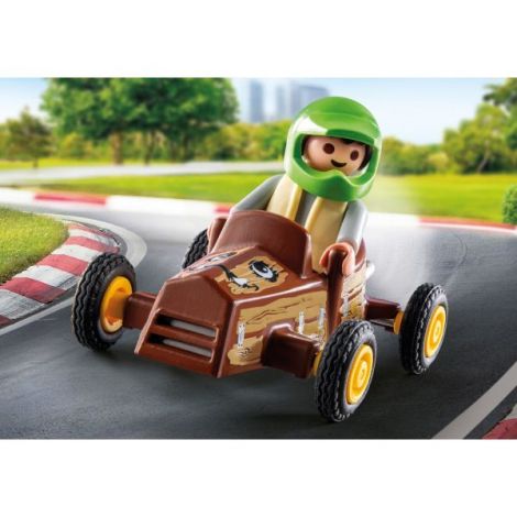Playmobil Figurină Copil cu Kart - Aventură - imagine 3