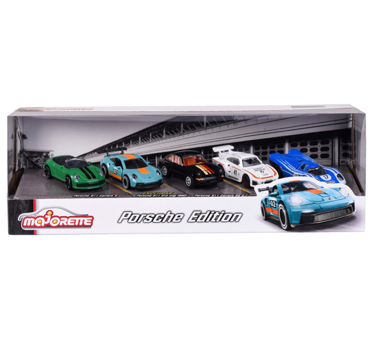 Set 5 Masini Metalice Majorette Porsche