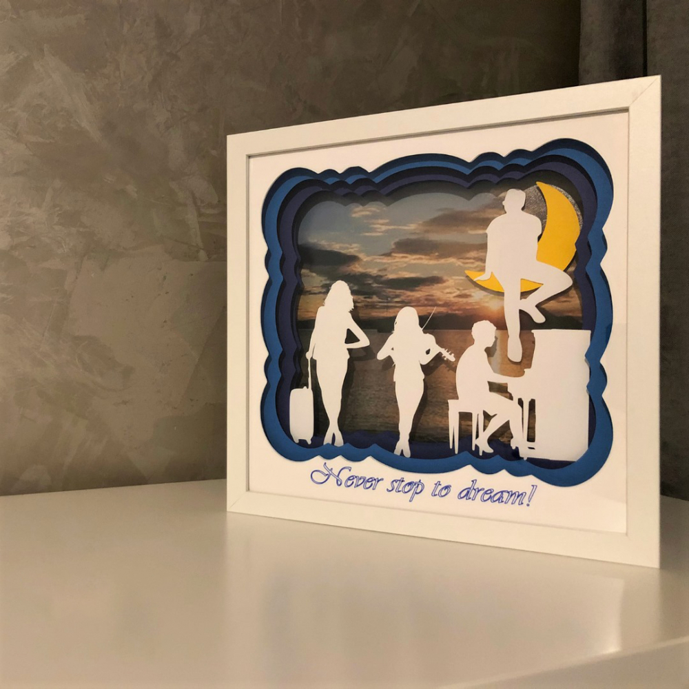 Tablou Luminos Părinți și Copii | Noorhandmadeatelier - imagine 5