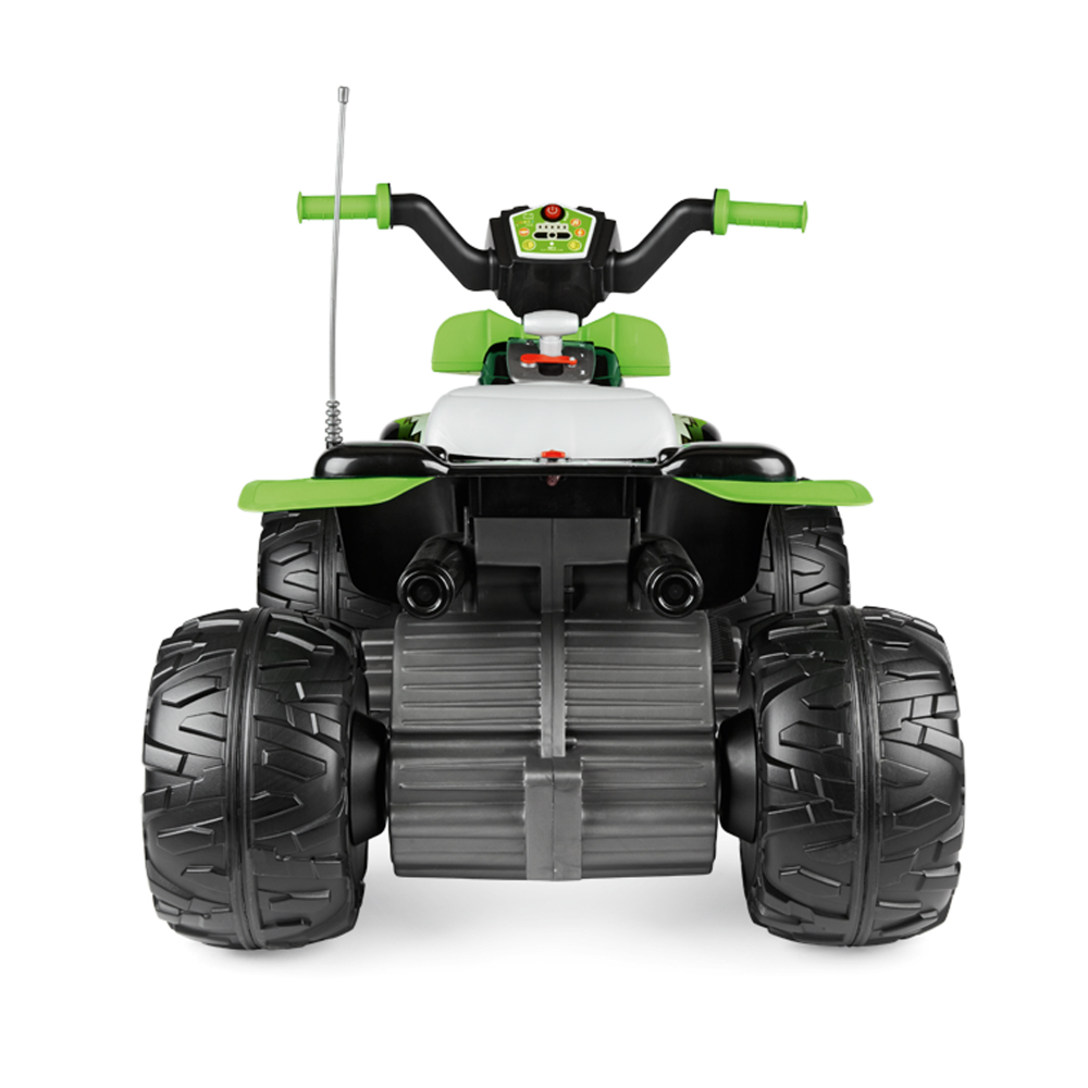 ATV Peg Perego Corral T-Rex 12V Verde Negru - imagine 7