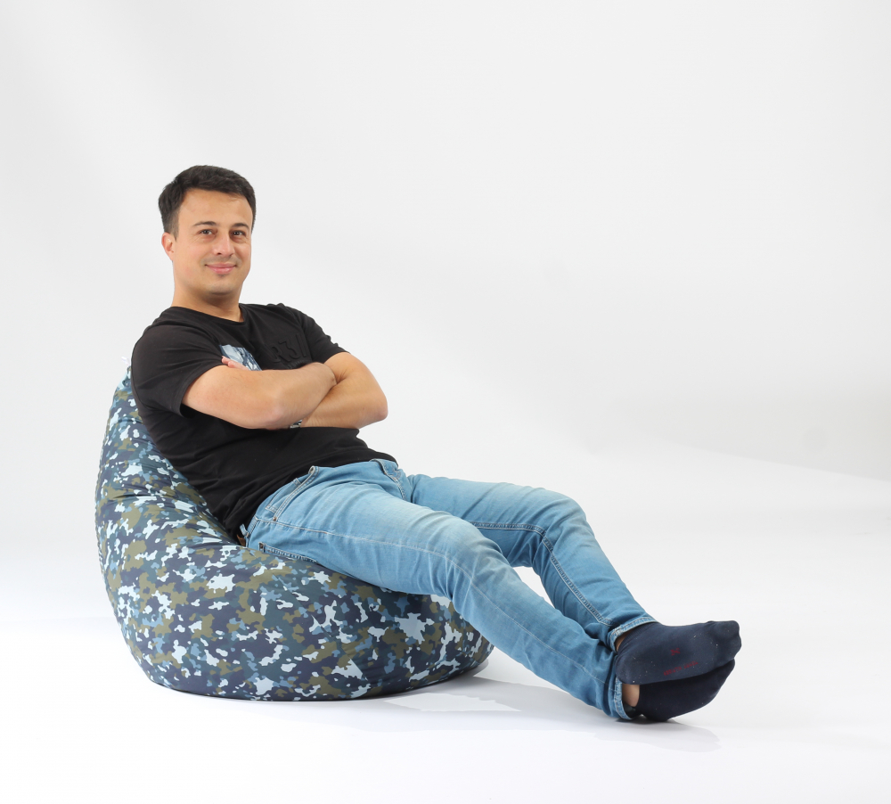 Fotoliu Pufrelax Nirvana Light Impermeabil Camuflaj - imagine 3
