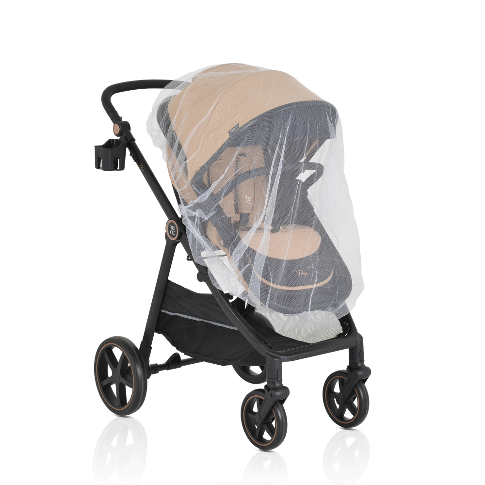 Carucior 2in1 Moni Tokyo, Beige, pana la 22kg - imagine 3