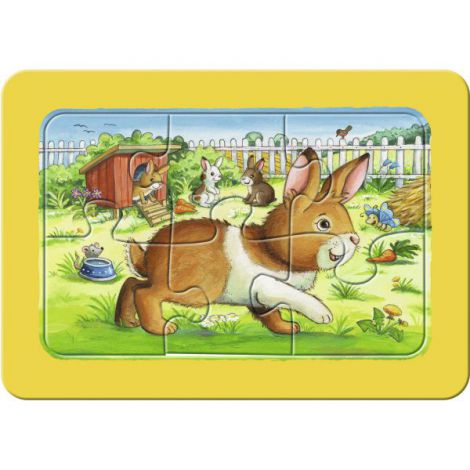 Puzzle Animalute Copii 3x6 Piese Ravensburger - imagine 5