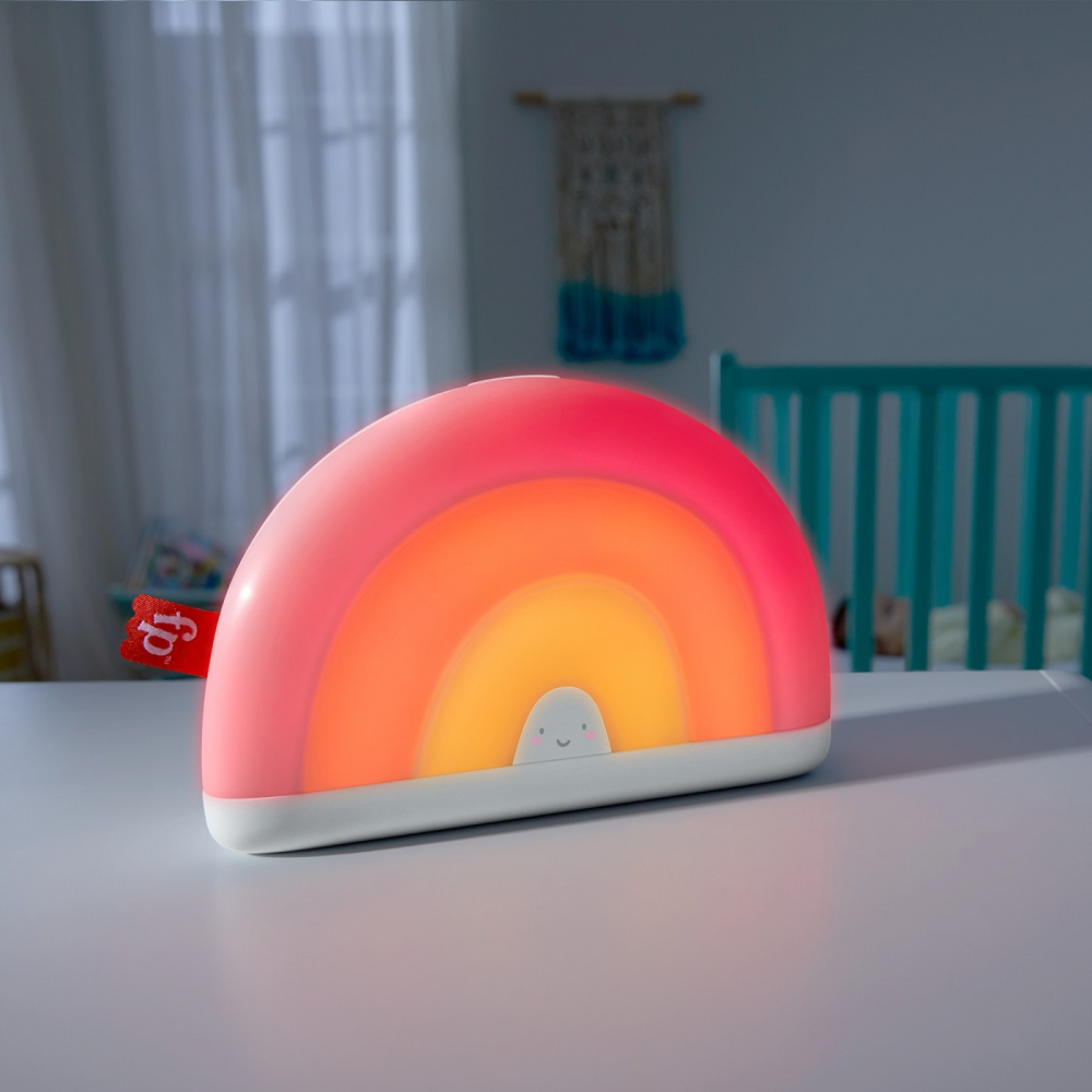 Lampa Muzicala Fisher-Price Soothe & Glow Rainbow - imagine 4