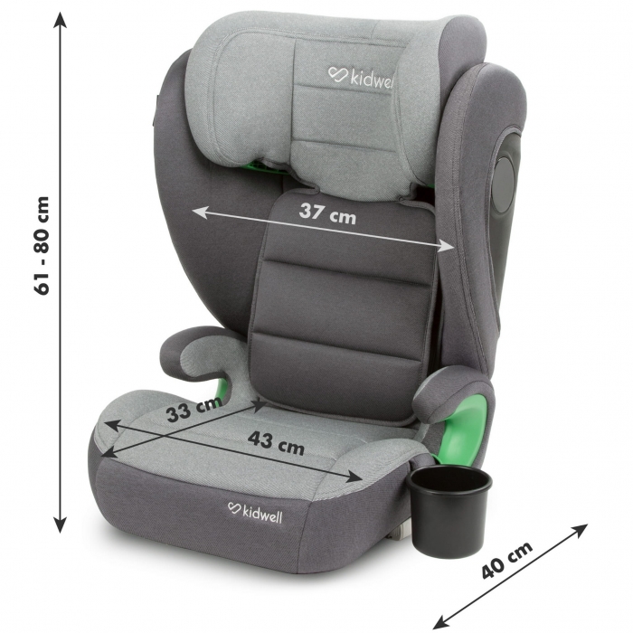 Scaun auto Kidwell Weston i-Size, Isofix, 15-36 kg - imagine 7