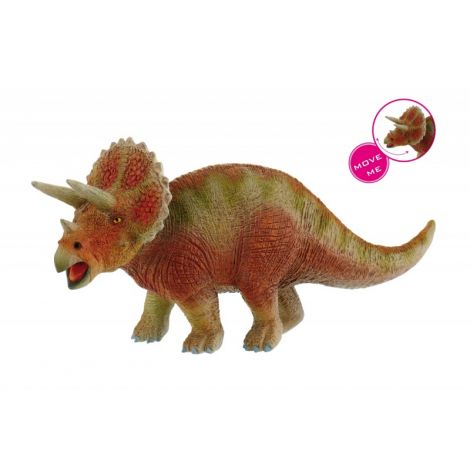Triceratops Bullyland - Figurina 15 cm, Pictată Manual