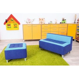 Taburet Premium Moje Bambino, Albastru - imagine 5
