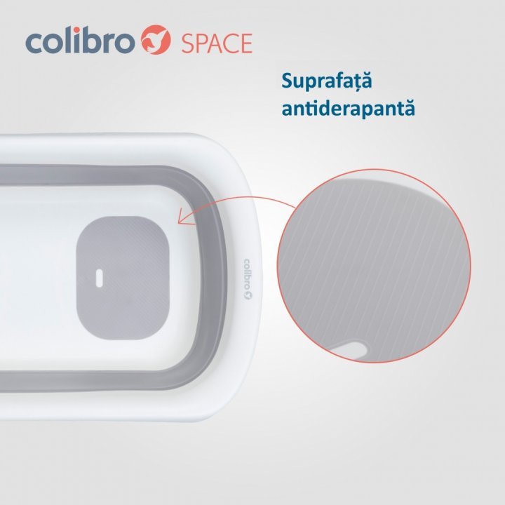 Cadita Pliabila Colibro Space cu Termometru - imagine 4