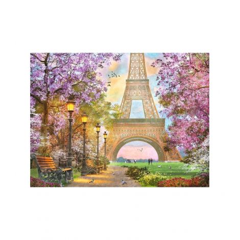 Puzzle Alee Romantic Paris, 1500 piese Ravensburger - imagine 2