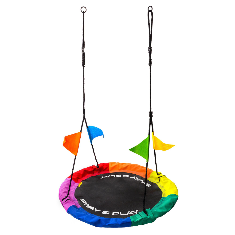 Leagan Rotund Cuib Barza Meteor 110cm Multicolor - imagine 5