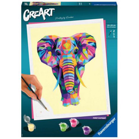 Creart Elefant Ravensburger - Pictura pe Numere - imagine 3
