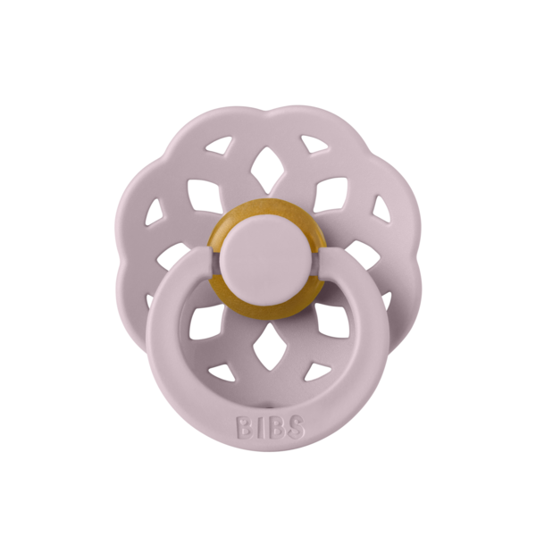 Suzeta Bibs Boheme Latex, Rotundă, 0 luni+, Dusky Lilac - imagine 4