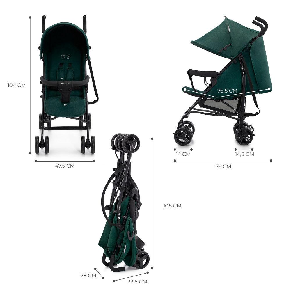 Carucior Kinderkraft Tik Umbrela 6.5kg - imagine 5