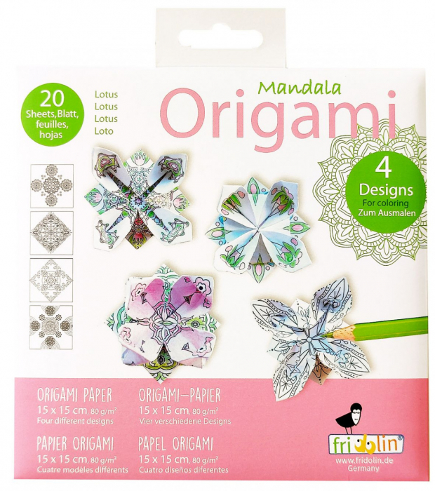 Set Origami Fridolin | Hartie de Colorat si Impaturit