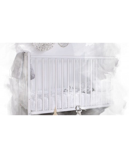 Patut Woodies Dream Alb 120x60 cu inaltime reglabila - imagine 5