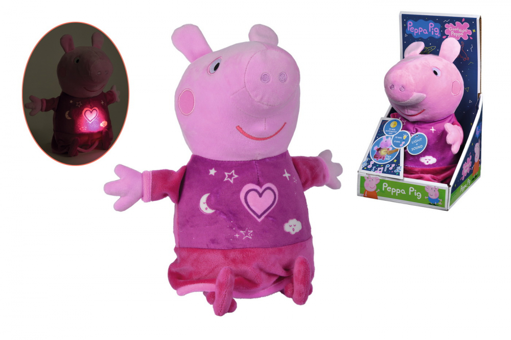 Peppa Pig Plus Noapte Buna, 25 cm, Simba - imagine 3