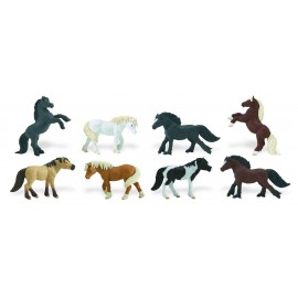 Tub Figurine Ponei Safari Ltd - Set 8 Bucăți - imagine 3