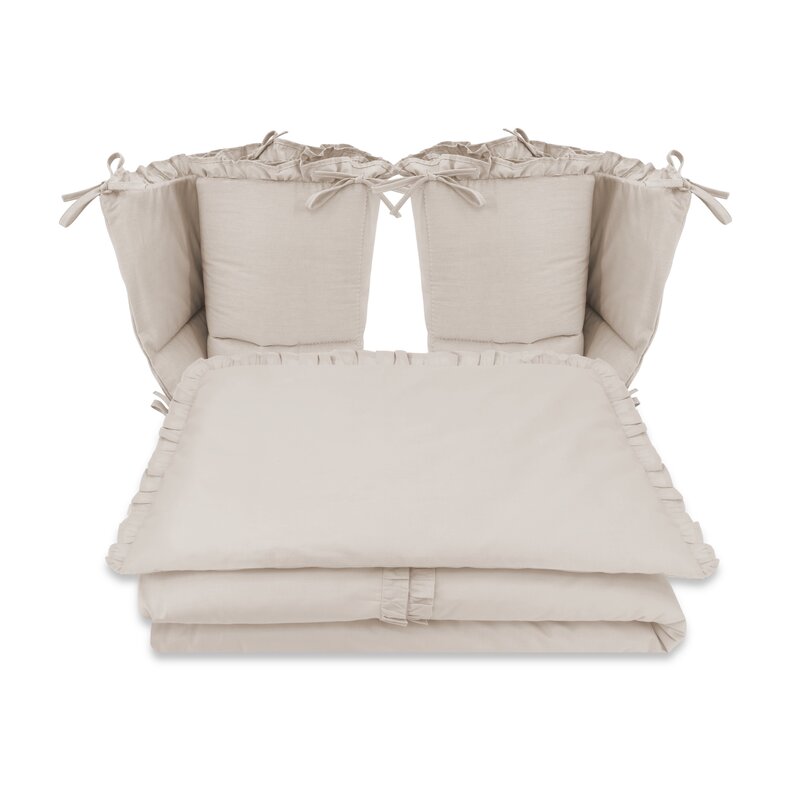 Lenjerie MimiNu Royal 4 piese Beige 120x60