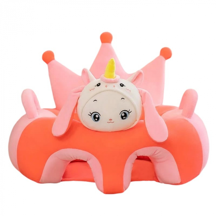Fotoliu Bebe Unicorn Roz Royal Crown - Krista