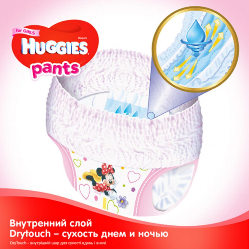 Scutece Huggies Pants Fete 6-11kg Mega Pack