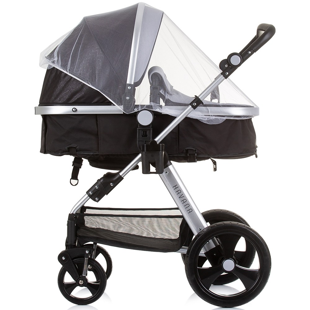 Carucior Chipolino Havana 2 in 1 Obsidian Silver - imagine 3