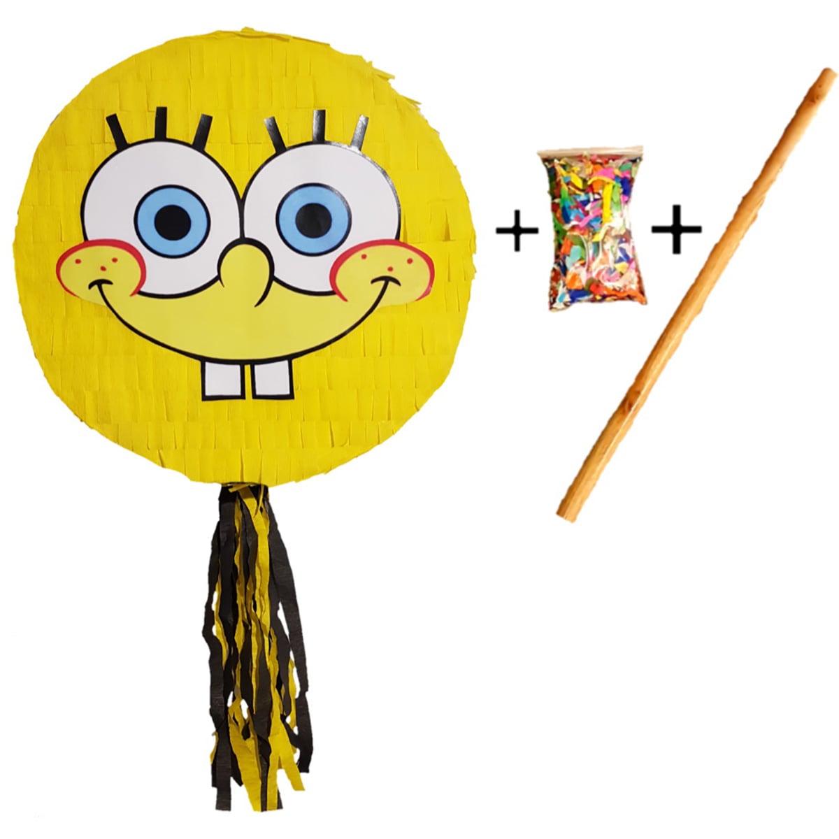 Pinata Burete PinaStar cu Bat si Confetti
