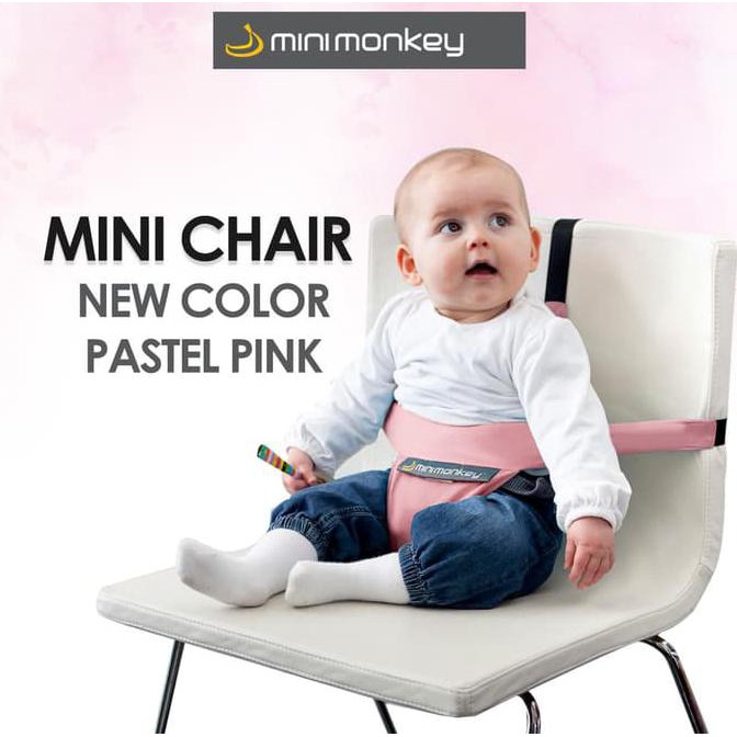 Mini Chair Minimonkey Pastel Pink - Transformă orice scaun