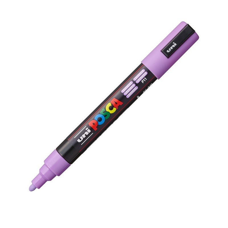 Marker Posca PC-5M Mov Lavanda, Vârf Mediu