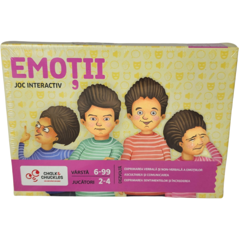 Joc Emoții Chalk and Chuckles - Română 6 ani+