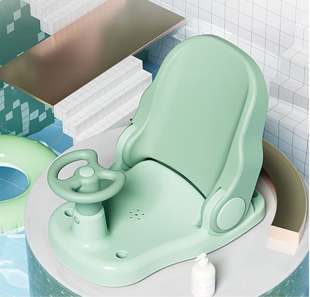 Scaun baie Little Mom Driver cu volan, 3 pozitii - imagine 4
