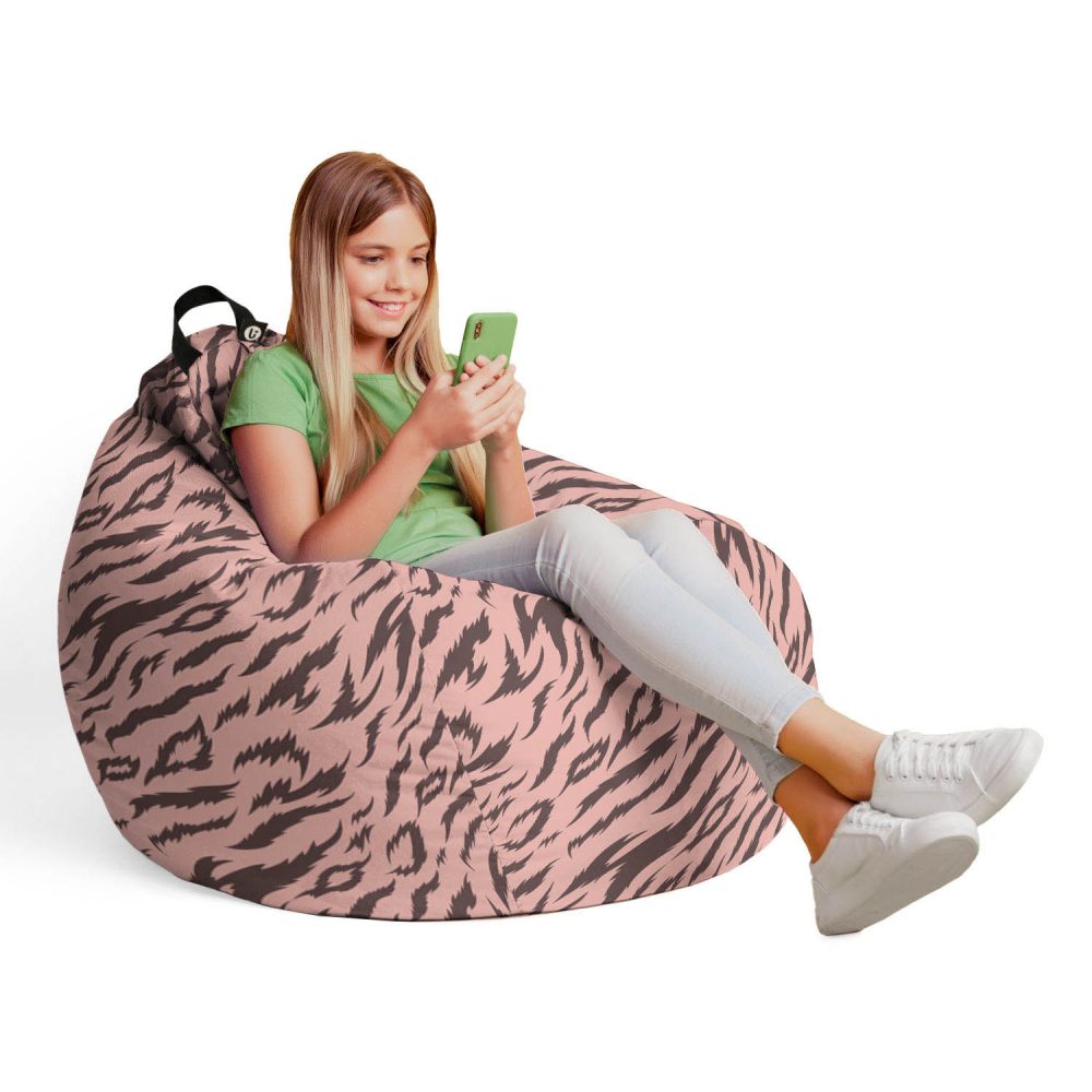 Fotoliu Puf Para Soft Pink | Updeco - imagine 4
