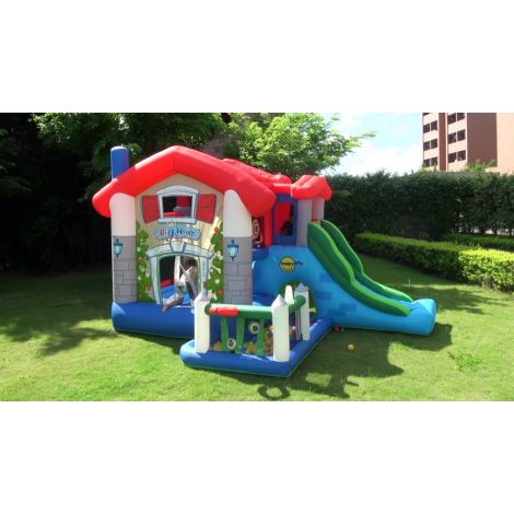 Castel Gonflabil Happy Hop Big House | 6 Zone de Joaca - imagine 2