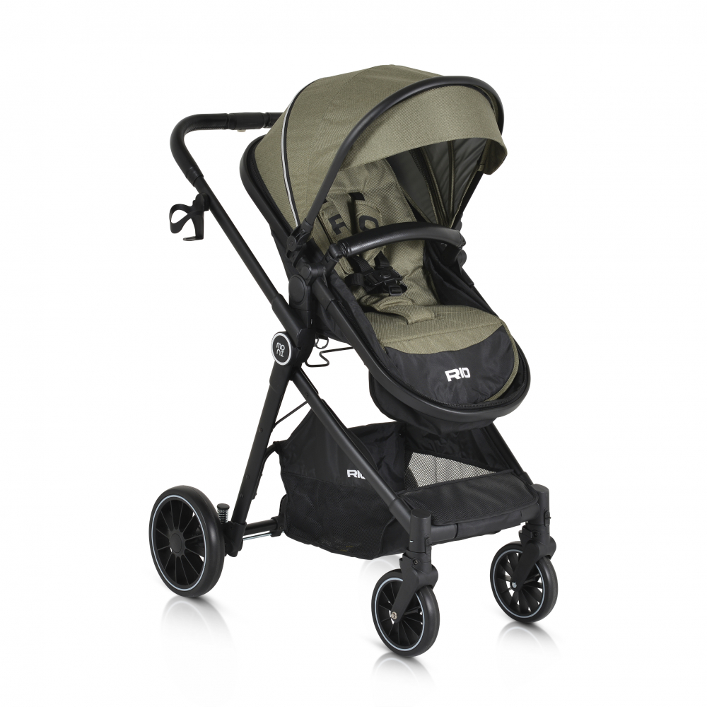 Carucior 2in1 Moni Rio Green | Transformabil - imagine 7