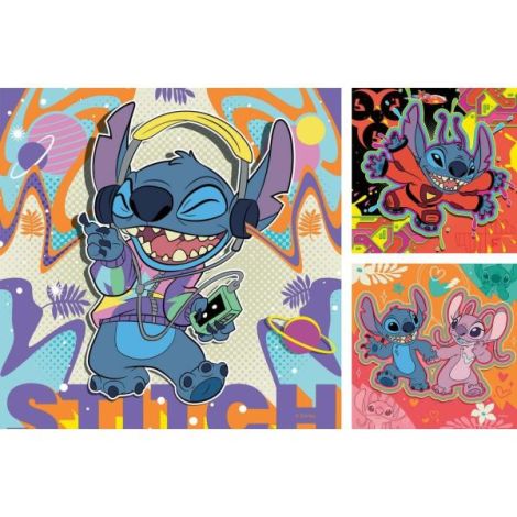 Puzzle Disney Stitch 3x49 piese Ravensburger - imagine 3