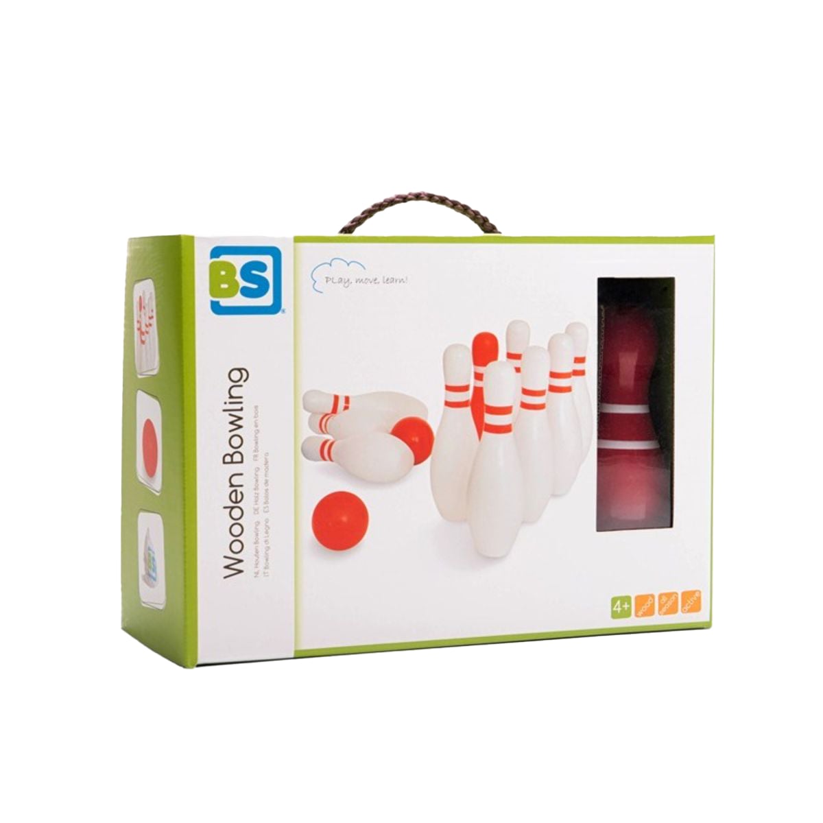 Set Bowling Lemn BS Toys | Joc Interactiv 4+