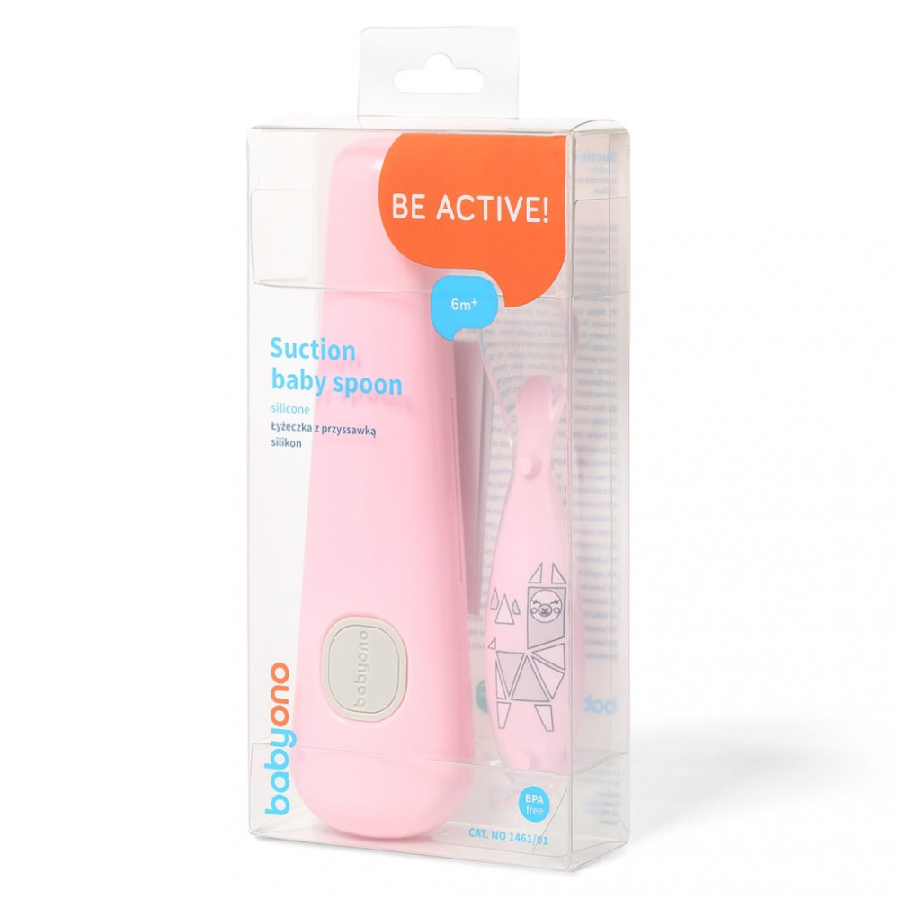 Linguriță Babyono Silicon, Accesoriu Hrană Praktic - imagine 3