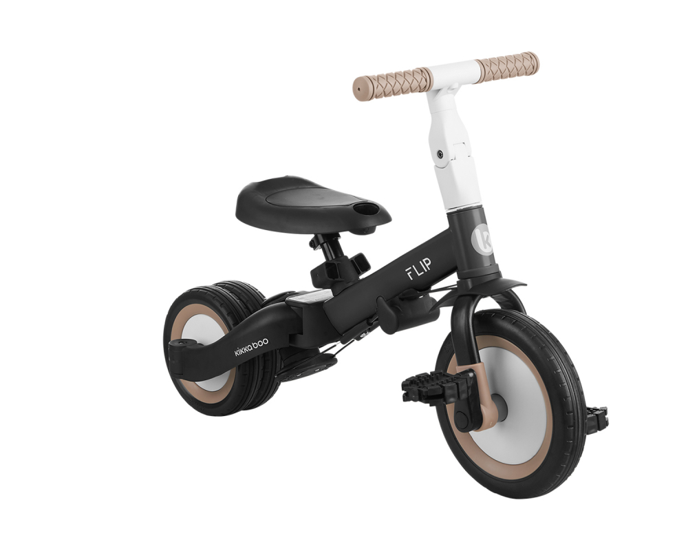 Tricicleta KikkaBoo Flip 5-in-1, Neagră - imagine 5