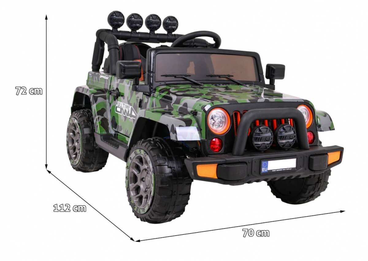 Masinuta Electrica 4x4 Military | Autokids - imagine 4